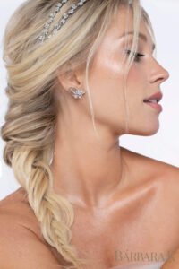 Brincos e anéis em ouro branco 18K pérolas, cristais e diamantes