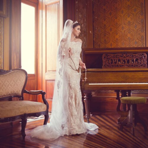 Coleção Rainha Vitória - Acessórios para noivas