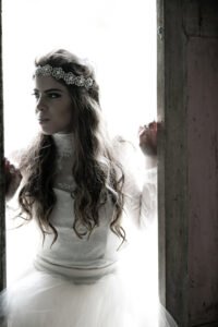 Tiara de cabelo para noivas com pedras