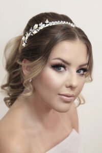 Tiara de cabelo para noivas com pedras